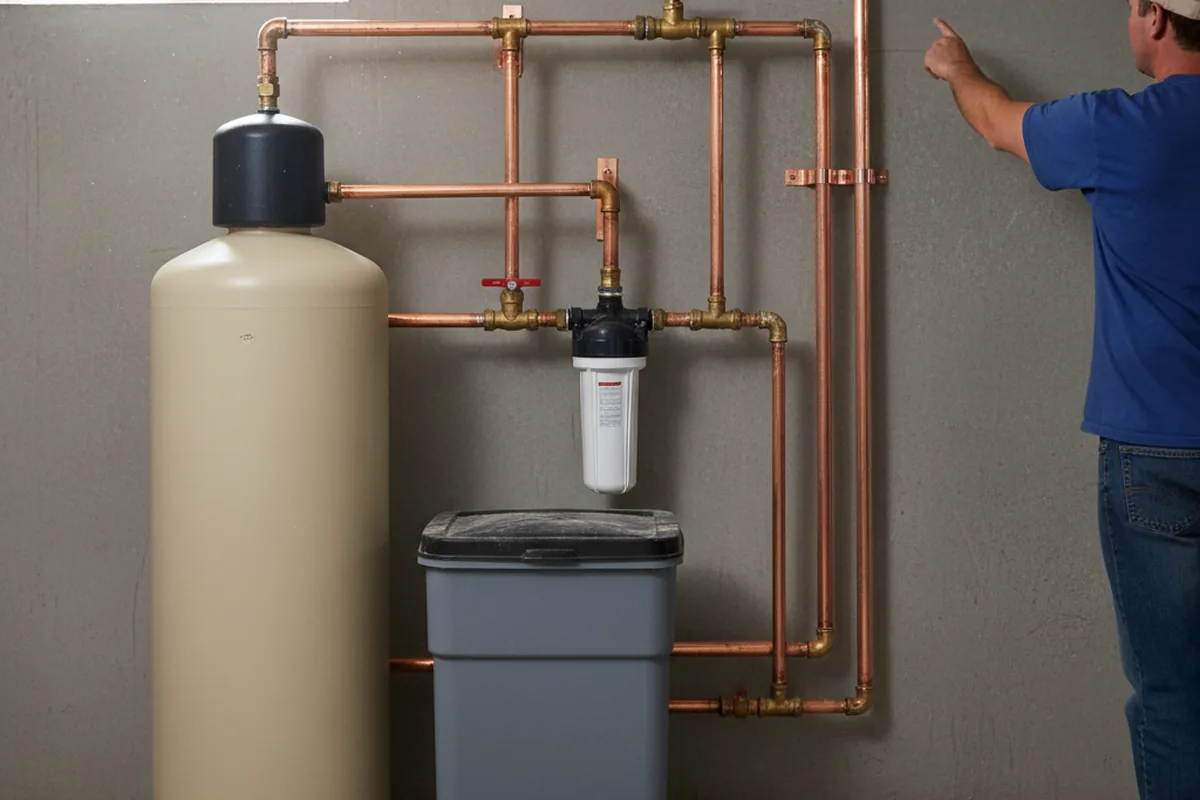 Whole-house water treatment system installed in Houston